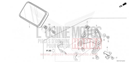 COMPTEUR CB650RAR de 2025
